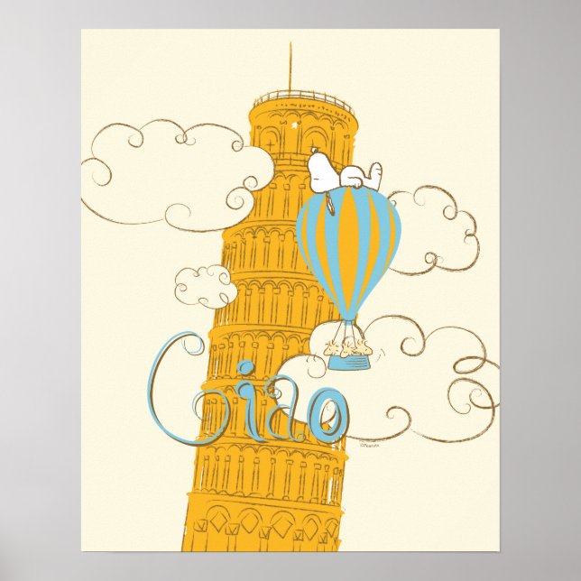 Peanuts | Snoopy & Woodstock Ciao Poster (Front)