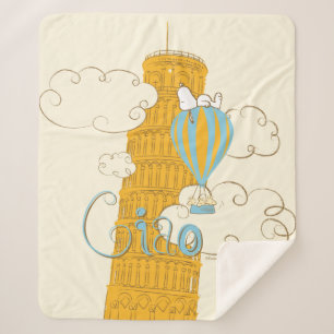 Peanuts   Snoopy & Woodstock Ciao Sherpa Blanket