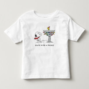 Peanuts   Snoopy & Woodstock Decorated Bird Bath Toddler T-Shirt