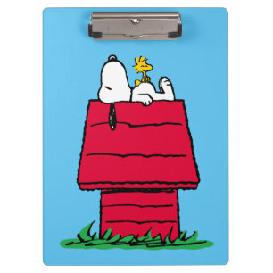 Peanuts   Snoopy & Woodstock Doghouse Clipboard