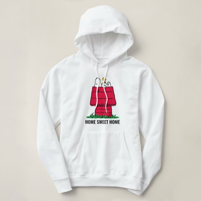 Peanuts | Snoopy & Woodstock Doghouse Hoodie (Design Front)