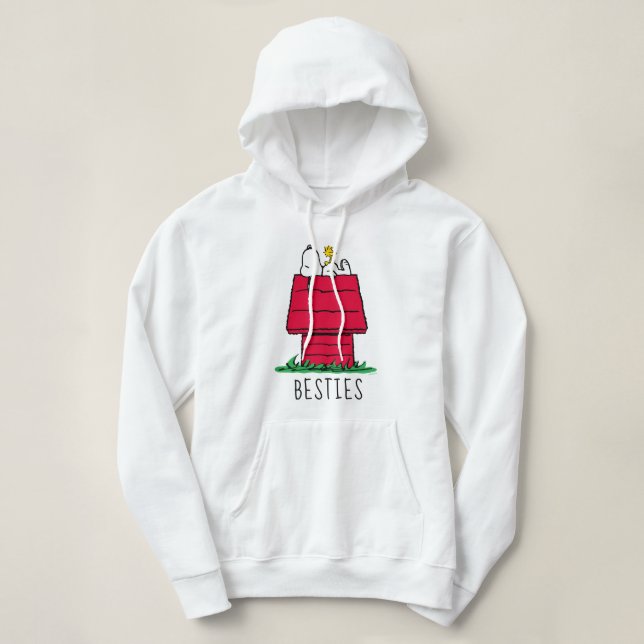 Peanuts | Snoopy & Woodstock Doghouse Hoodie (Design Front)