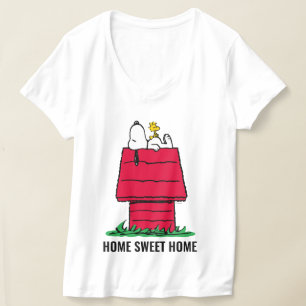 Peanuts   Snoopy & Woodstock Doghouse T-Shirt