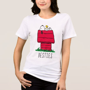Peanuts Snoopy & Woodstock Doghouse Tri-Blend Shirt