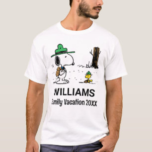 Peanuts   Snoopy & Woodstock Family Vacation T-Shirt