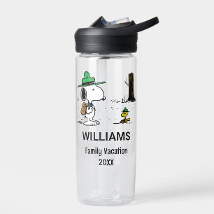 Peanuts   Snoopy & Woodstock Family Vacation Water Bottle