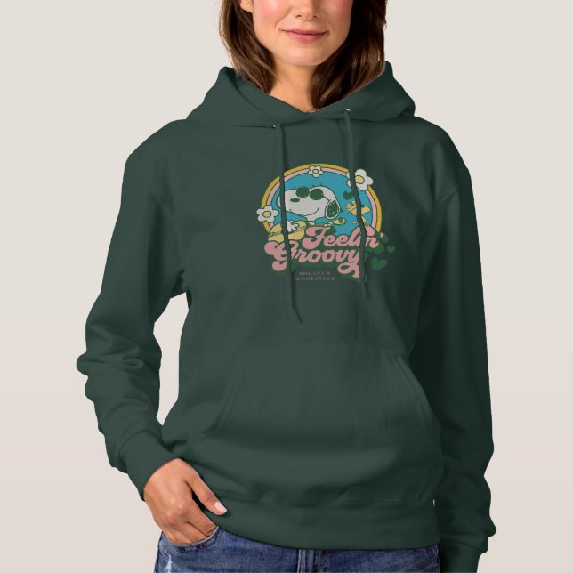 Peanuts | Snoopy & Woodstock Feelin' Groovy Hoodie (Front)