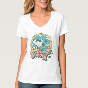 Peanuts Snoopy & Woodstock Feelin' Groovy T-Shirt