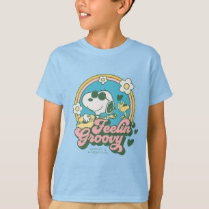 Peanuts Snoopy & Woodstock Feelin' Groovy T-Shirt