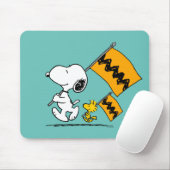 Peanuts | Snoopy & Woodstock Flags Mouse Mat (With Mouse)