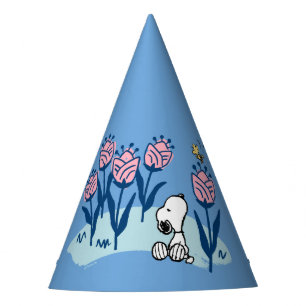 Peanuts Snoopy & Woodstock Flower Garden Party Hat
