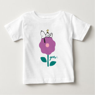 Peanuts   Snoopy & Woodstock Flower Whistle Baby T-Shirt