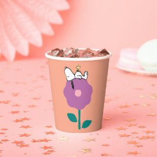 Peanuts   Snoopy & Woodstock Flower Whistle Paper Cups