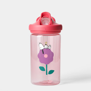 Peanuts   Snoopy & Woodstock Flower Whistle Water Bottle