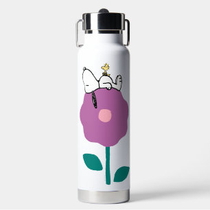 Peanuts   Snoopy & Woodstock Flower Whistle Water Bottle