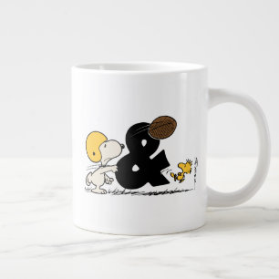 Peanuts   Snoopy & Woodstock Football Large Coffee Mug