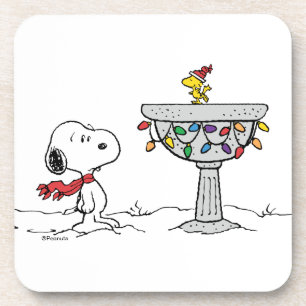 Peanuts Snoopy & Woodstock Frozen Birdbath Coaster