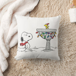 Peanuts   Snoopy & Woodstock Frozen Birdbath Cushion