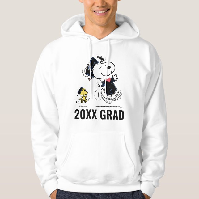 Peanuts | Snoopy & Woodstock Graduation Hoodie (Front)