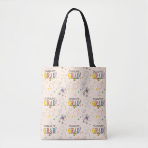 Peanuts Snoopy Woodstock Graduation Tote Bag