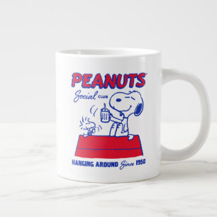 Peanuts   Snoopy & Woodstock Hanging Around Large Coffee Mug