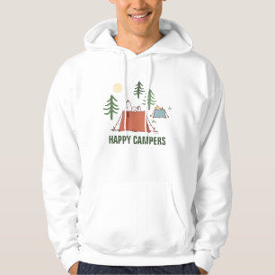 Peanuts   Snoopy & Woodstock Happiness is Camping Hoodie