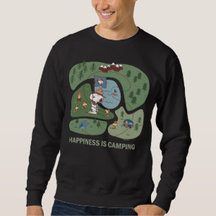 Peanuts   Snoopy & Woodstock Happiness is Camping Sweatshirt