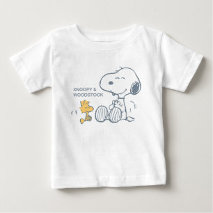 Peanuts   Snoopy & Woodstock Happy Baby T-Shirt
