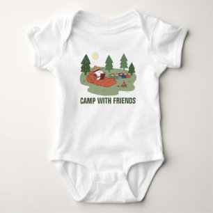Peanuts   Snoopy & Woodstock Happy Campers Baby Bodysuit