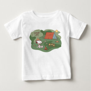 Peanuts   Snoopy & Woodstock Happy Campers Baby T-Shirt