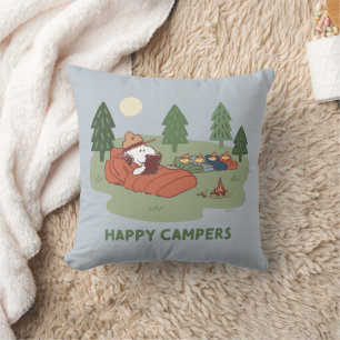 Peanuts   Snoopy & Woodstock Happy Campers Cushion