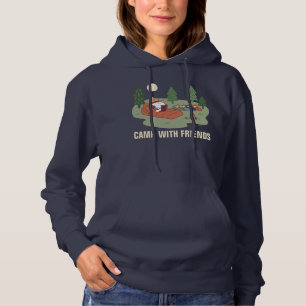 Peanuts Snoopy & Woodstock Happy Campers Hoodie
