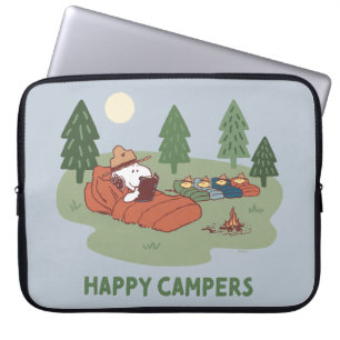 Peanuts   Snoopy & Woodstock Happy Campers Laptop Sleeve