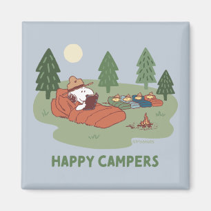 Peanuts   Snoopy & Woodstock Happy Campers Magnet