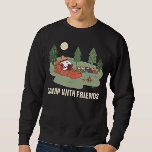 Peanuts Snoopy & Woodstock Happy Campers Sweatshirt