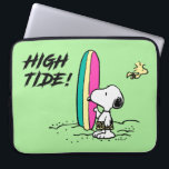 Peanuts | Snoopy & Woodstock High Tide Laptop Sleeve<br><div class="desc">Check out this cute Peanuts design featuring Snoopy running towards the ocean.</div>