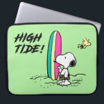 Peanuts | Snoopy & Woodstock High Tide Laptop Sleeve<br><div class="desc">Check out this cute Peanuts design featuring Snoopy running towards the ocean.</div>