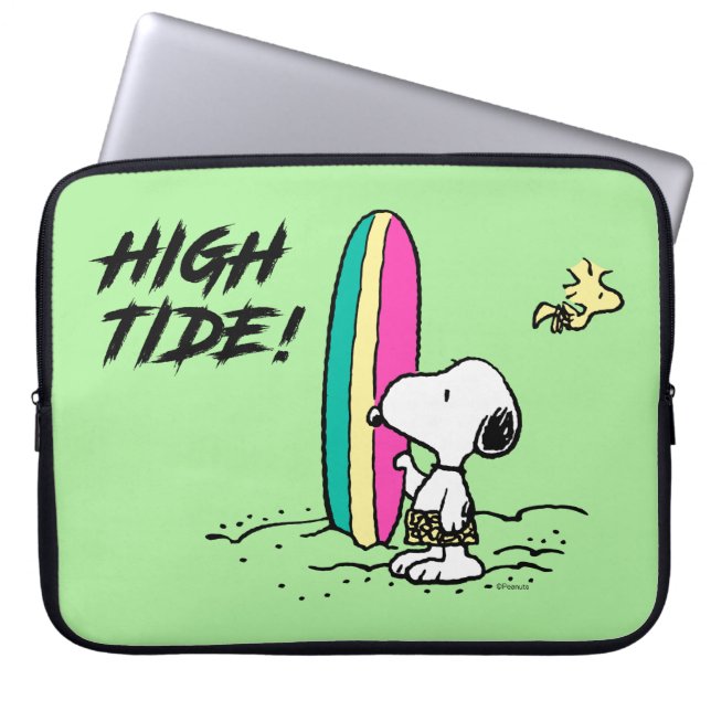 Peanuts | Snoopy & Woodstock High Tide Laptop Sleeve (Front)
