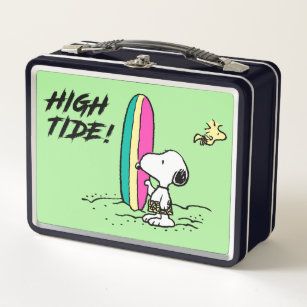 Peanuts   Snoopy & Woodstock High Tide Metal Lunch Box