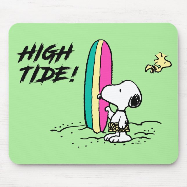 Peanuts | Snoopy & Woodstock High Tide Mouse Mat (Front)