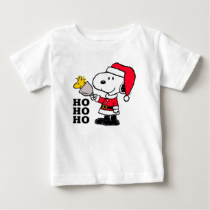 Peanuts   Snoopy & Woodstock Ho Ho Ho Baby T-Shirt