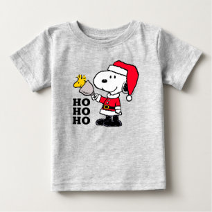 Peanuts Snoopy & Woodstock Ho Ho Ho Baby T-Shirt