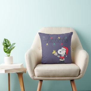 Peanuts   Snoopy & Woodstock Ho Ho Ho Cushion