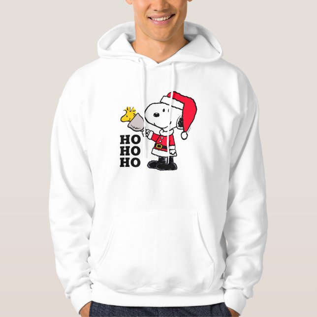 Peanuts | Snoopy & Woodstock Ho Ho Ho Hoodie (Front)