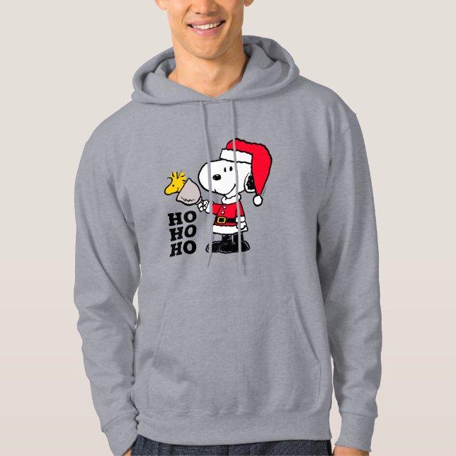 Peanuts | Snoopy & Woodstock Ho Ho Ho Hoodie (Front)
