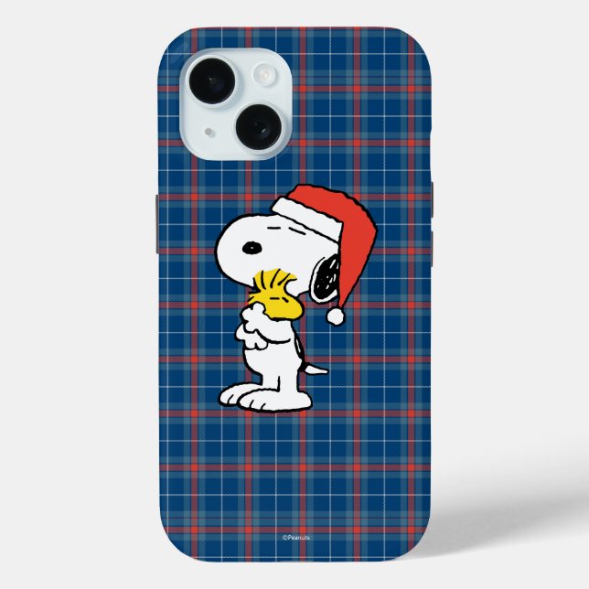 Peanuts | Snoopy & Woodstock Holiday Hugs Case-Mate iPhone Case (Back)