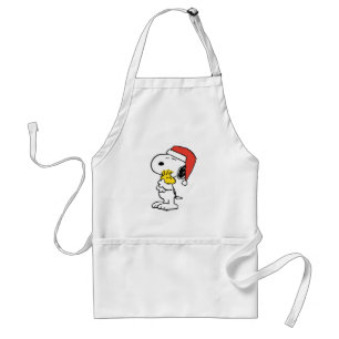 Peanuts   Snoopy & Woodstock Holiday Hugs Standard Apron