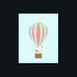 Peanuts | Snoopy & Woodstock Hot Air Balloon Canvas Print<br><div class="desc">Check out this fun Peanuts design featuring Snoopy and Woodstock.</div>