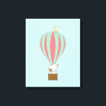 Peanuts | Snoopy & Woodstock Hot Air Balloon Canvas Print<br><div class="desc">Check out this fun Peanuts design featuring Snoopy and Woodstock.</div>