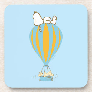 Peanuts Snoopy & Woodstock Hot Air Balloon Coaster